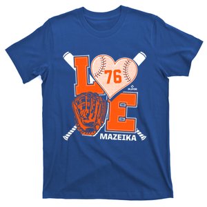 Patrick Mazeika Is Love New York Baseball Fan Valentines Day Meaningful Gift T-Shirt