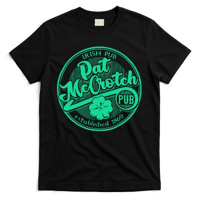 Pat Mccrotch Irish Pub Funny St PatrickS Day Dirty Adult T-Shirt