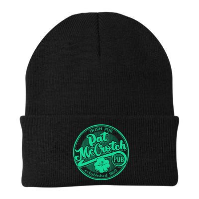 Pat Mccrotch Irish Pub Funny St PatrickS Day Dirty Adult Beanie