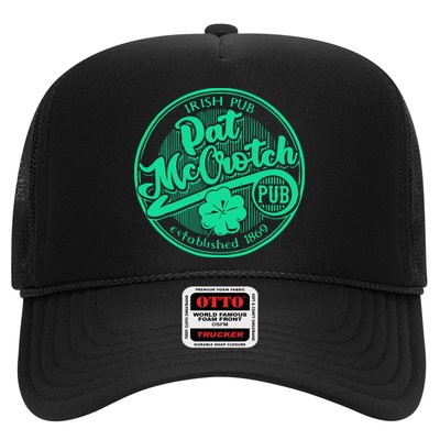 Pat Mccrotch Irish Pub Funny St PatrickS Day Dirty Adult Trucker Hat