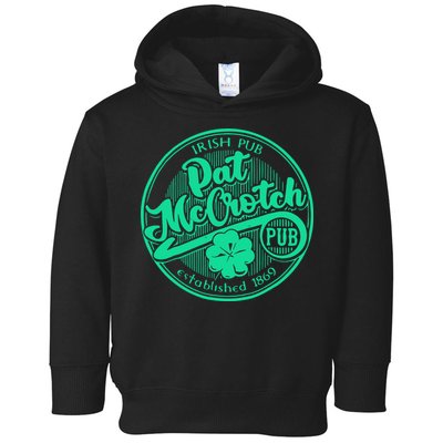 Pat Mccrotch Irish Pub Funny St PatrickS Day Dirty Adult Toddler Hoodie