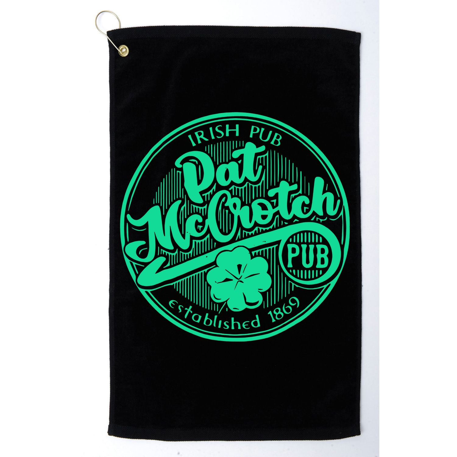 Pat Mccrotch Irish Pub Funny St PatrickS Day Dirty Adult Golf Towel