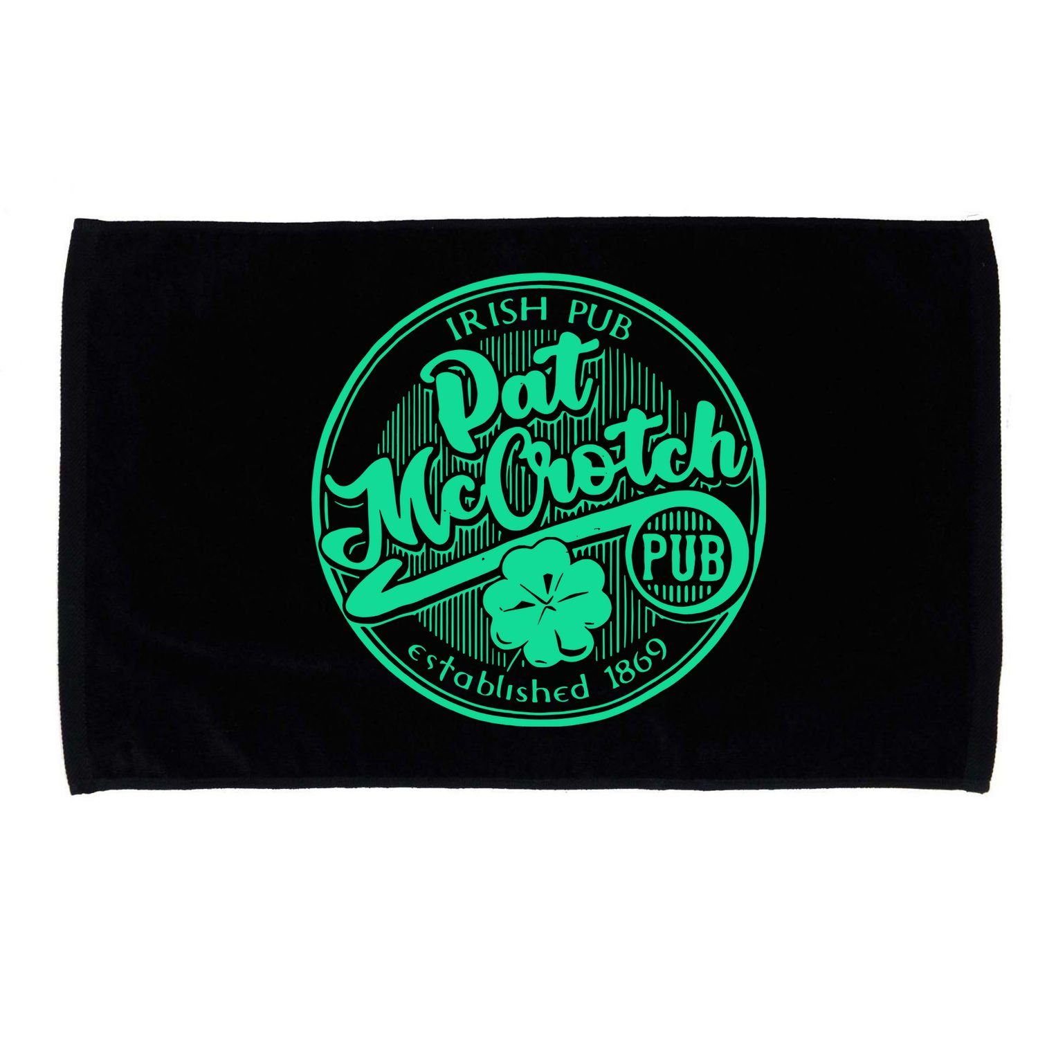 Pat Mccrotch Irish Pub Funny St PatrickS Day Dirty Adult Microfiber Hand Towel