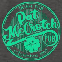 Pat Mccrotch Irish Pub Funny St PatrickS Day Dirty Adult Vector Backpack