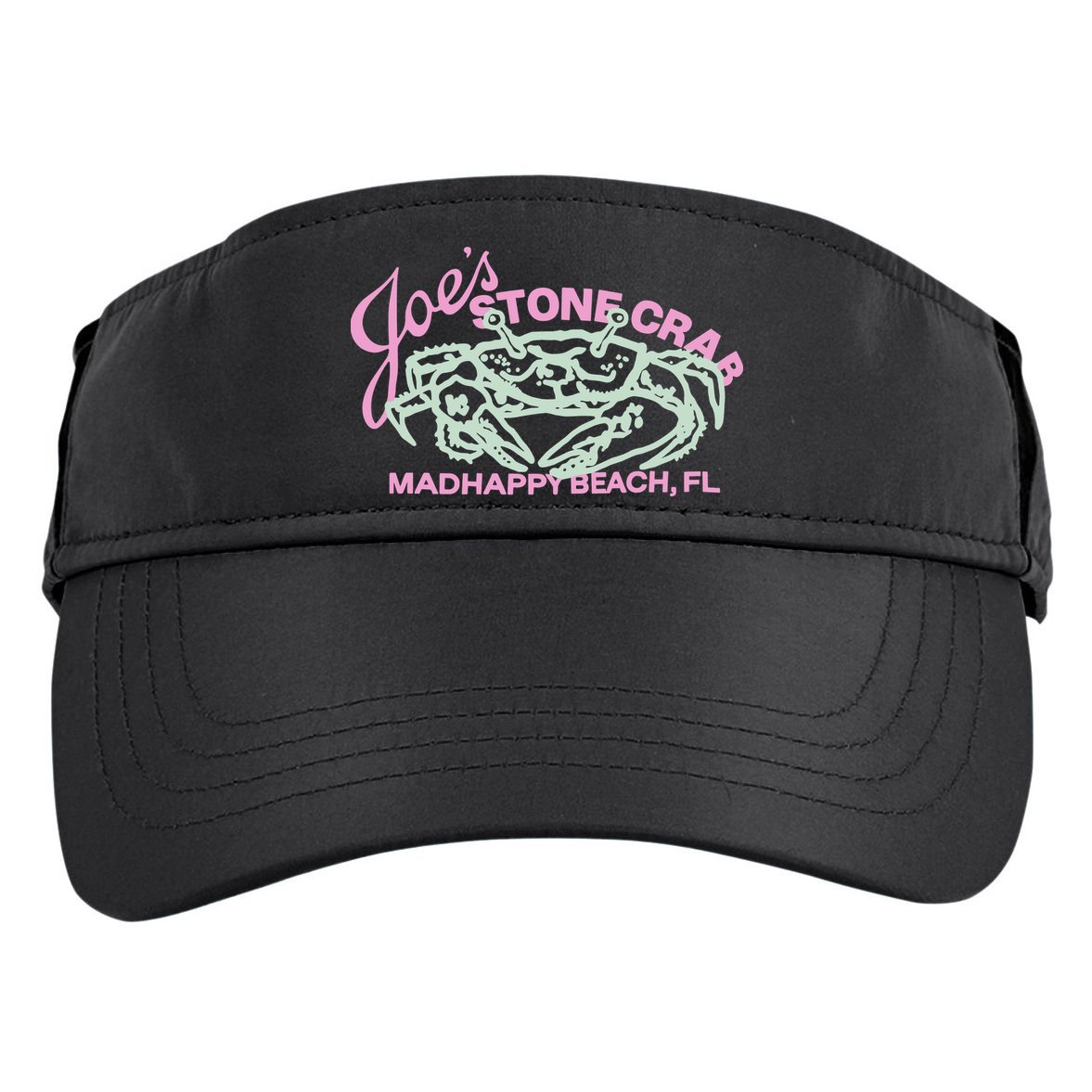Pirate Madhappy Joe Stone Crab Fleece Adult Drive Performance Visor