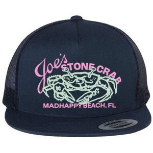 Pirate Madhappy Joe Stone Crab Fleece Flat Bill Trucker Hat