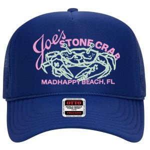 Pirate Madhappy Joe Stone Crab Fleece High Crown Mesh Back Trucker Hat