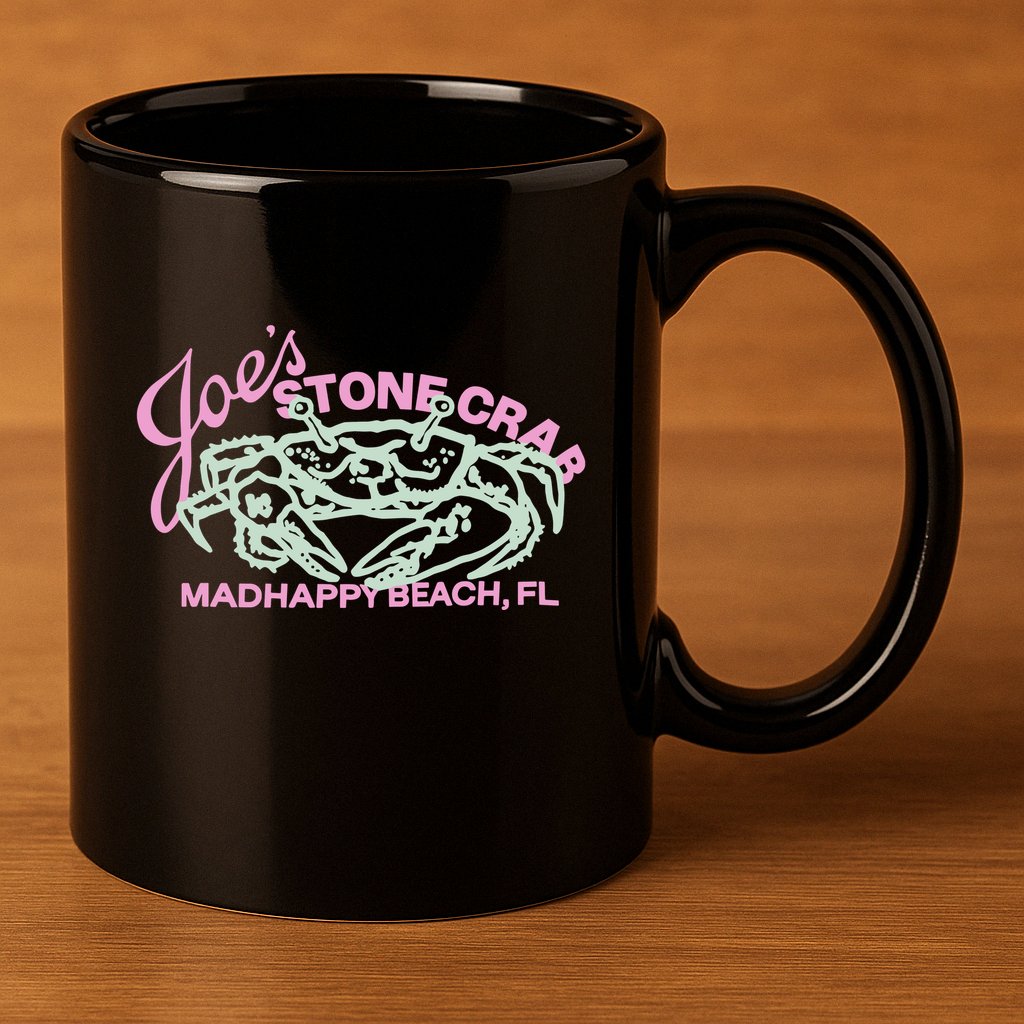 Pirate Madhappy Joe Stone Crab Fleece 11oz C Handle Ceramic Mug