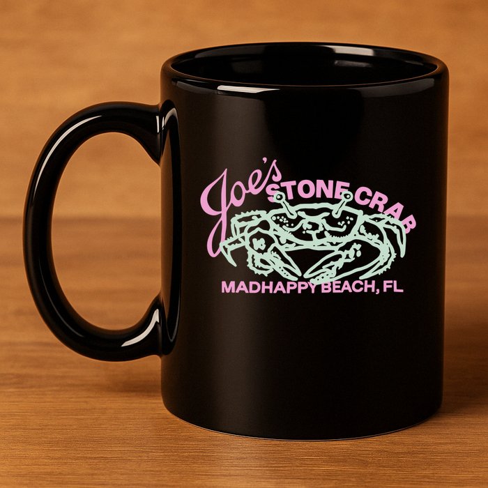 Pirate Madhappy Joe Stone Crab Fleece 11oz C Handle Ceramic Mug