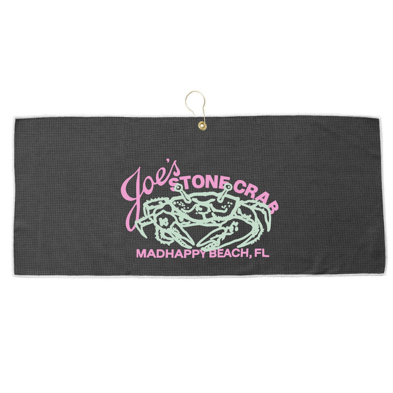 Pirate Madhappy Joe Stone Crab Fleece Large Microfiber Waffle Golf Towel