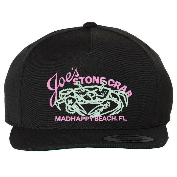 Pirate Madhappy Joe Stone Crab Fleece Wool Snapback Cap