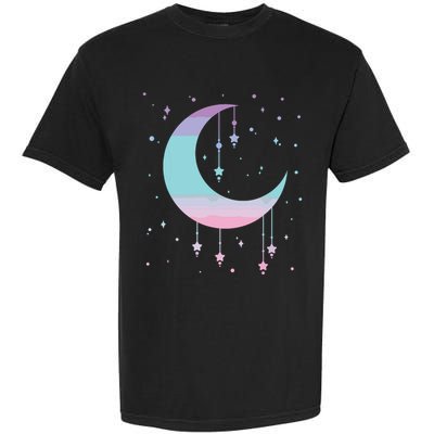 Pastel Moon Kawaii Pastel Goth Garment-Dyed Heavyweight T-Shirt