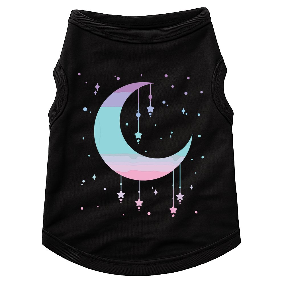 Pastel Moon Kawaii Pastel Goth Doggie Tank