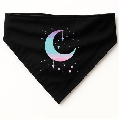 Pastel Moon Kawaii Pastel Goth USA-Made Doggie Bandana