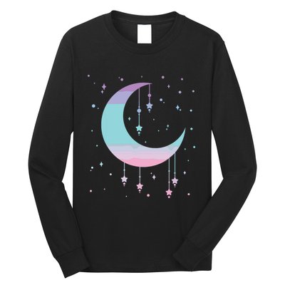 Pastel Moon Kawaii Pastel Goth Long Sleeve Shirt