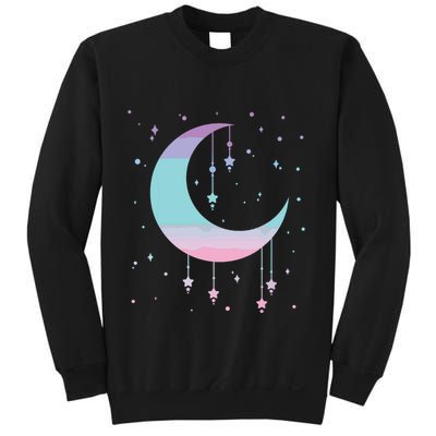 Pastel Moon Kawaii Pastel Goth Sweatshirt