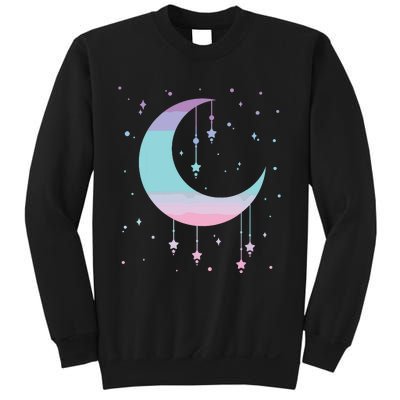 Pastel Moon Kawaii Pastel Goth Sweatshirt