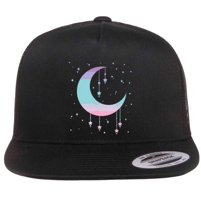 Pastel Moon Kawaii Pastel Goth Flatbill Hat
