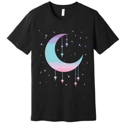 Pastel Moon Kawaii Pastel Goth Premium T-Shirt