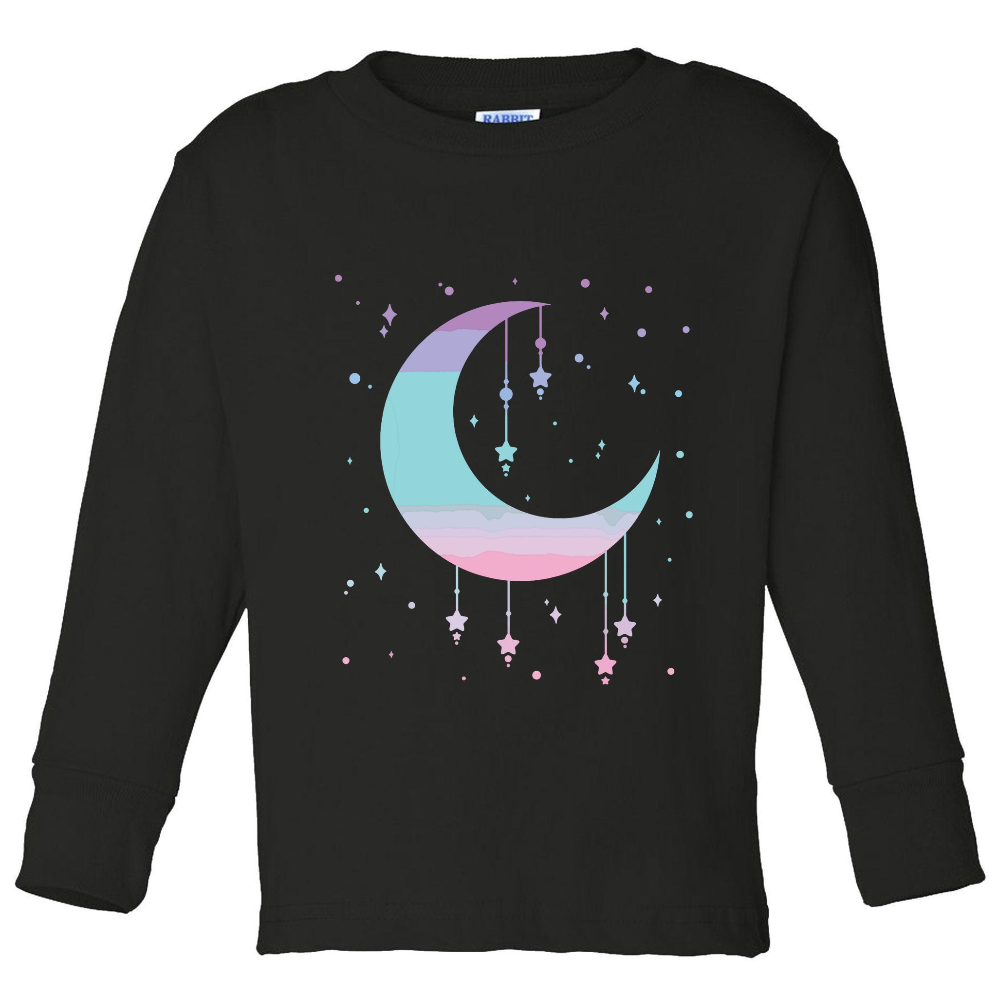 Pastel Moon Kawaii Pastel Goth Toddler Long Sleeve Shirt