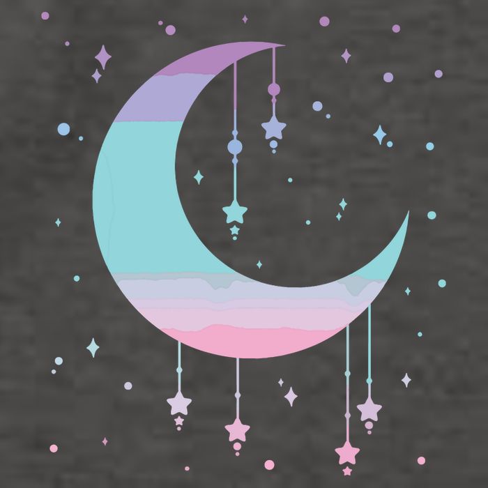 Pastel Moon Kawaii Pastel Goth Vector Backpack