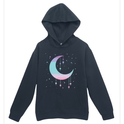 Pastel Moon Kawaii Pastel Goth Urban Pullover Hoodie