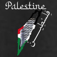 Palestine Map Keffiyeh Scarf Palestinian Flag in Arabic Golf Towel