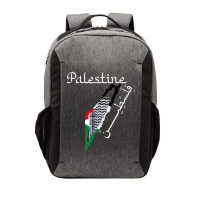 Palestine Map Keffiyeh Scarf Palestinian Flag in Arabic Vector Backpack