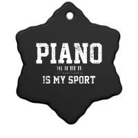 Piano Music Keyboard Musical Instrument Ceramic Star Ornament