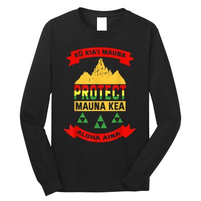 Protect Mauna Kea Shirts We Are Mauna Kea Ku Kiai Pareo Long Sleeve Shirt