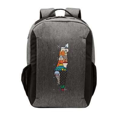 Palestine Map Kofeyah Palestine Vector Backpack