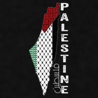 Palestinian Map Keffiyeh Thobe Patterns Palestine In Arabic Ladies PosiCharge Tri-Blend Wicking Tank