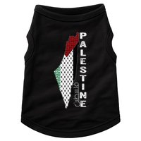 Palestinian Map Keffiyeh Thobe Patterns Palestine In Arabic Doggie Tank