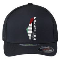Palestinian Map Keffiyeh Thobe Patterns Palestine In Arabic Flexfit Unipanel Trucker Cap