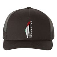 Palestinian Map Keffiyeh Thobe Patterns Palestine In Arabic Yupoong Adult 5-Panel Trucker Hat