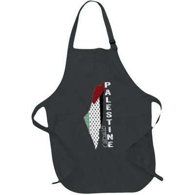 Palestinian Map Keffiyeh Thobe Patterns Palestine In Arabic Apron