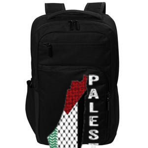 Palestinian Map Keffiyeh Thobe Patterns Palestine In Arabic Impact Tech Backpack