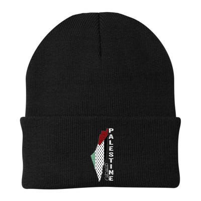 Palestinian Map Keffiyeh Thobe Patterns Palestine In Arabic Beanie