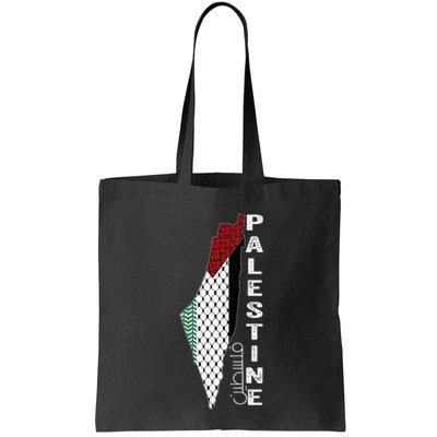 Palestinian Map Keffiyeh Thobe Patterns Palestine In Arabic Bag