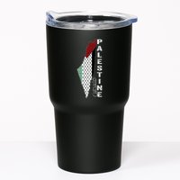 Palestinian Map Keffiyeh Thobe Patterns Palestine In Arabic Tumbler