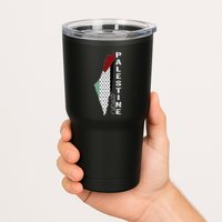 Palestinian Map Keffiyeh Thobe Patterns Palestine In Arabic Tumbler