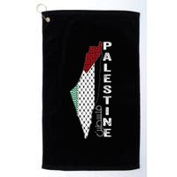 Palestinian Map Keffiyeh Thobe Patterns Palestine In Arabic Golf Towel