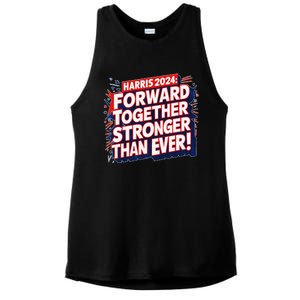 President Madam Kamala Vote For Democratic Candidate 2024 Ladies PosiCharge Tri-Blend Wicking Tank