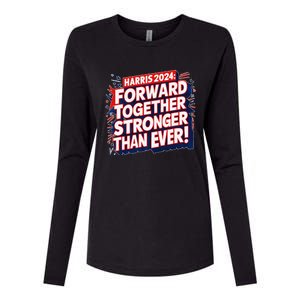 President Madam Kamala Vote For Democratic Candidate 2024 Womens Cotton Relaxed Long Sleeve T-Shirt