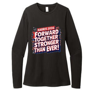 President Madam Kamala Vote For Democratic Candidate 2024 Womens CVC Long Sleeve Shirt