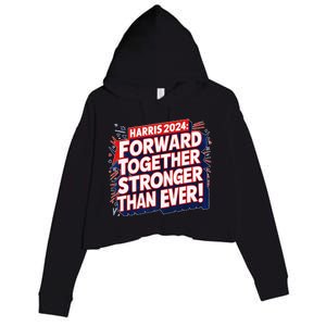 President Madam Kamala Vote For Democratic Candidate 2024 Crop Fleece Hoodie