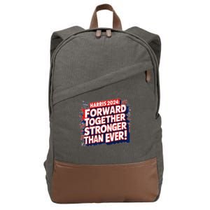 President Madam Kamala Vote For Democratic Candidate 2024 Cotton Canvas Backpack