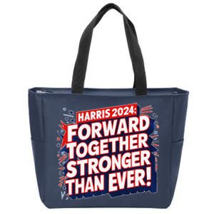 President Madam Kamala Vote For Democratic Candidate 2024 Zip Tote Bag