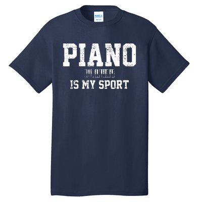 Piano Music Keyboard Musical Instrument Tall T-Shirt