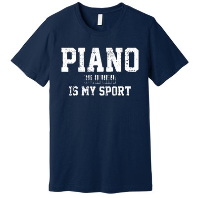 Piano Music Keyboard Musical Instrument Premium T-Shirt